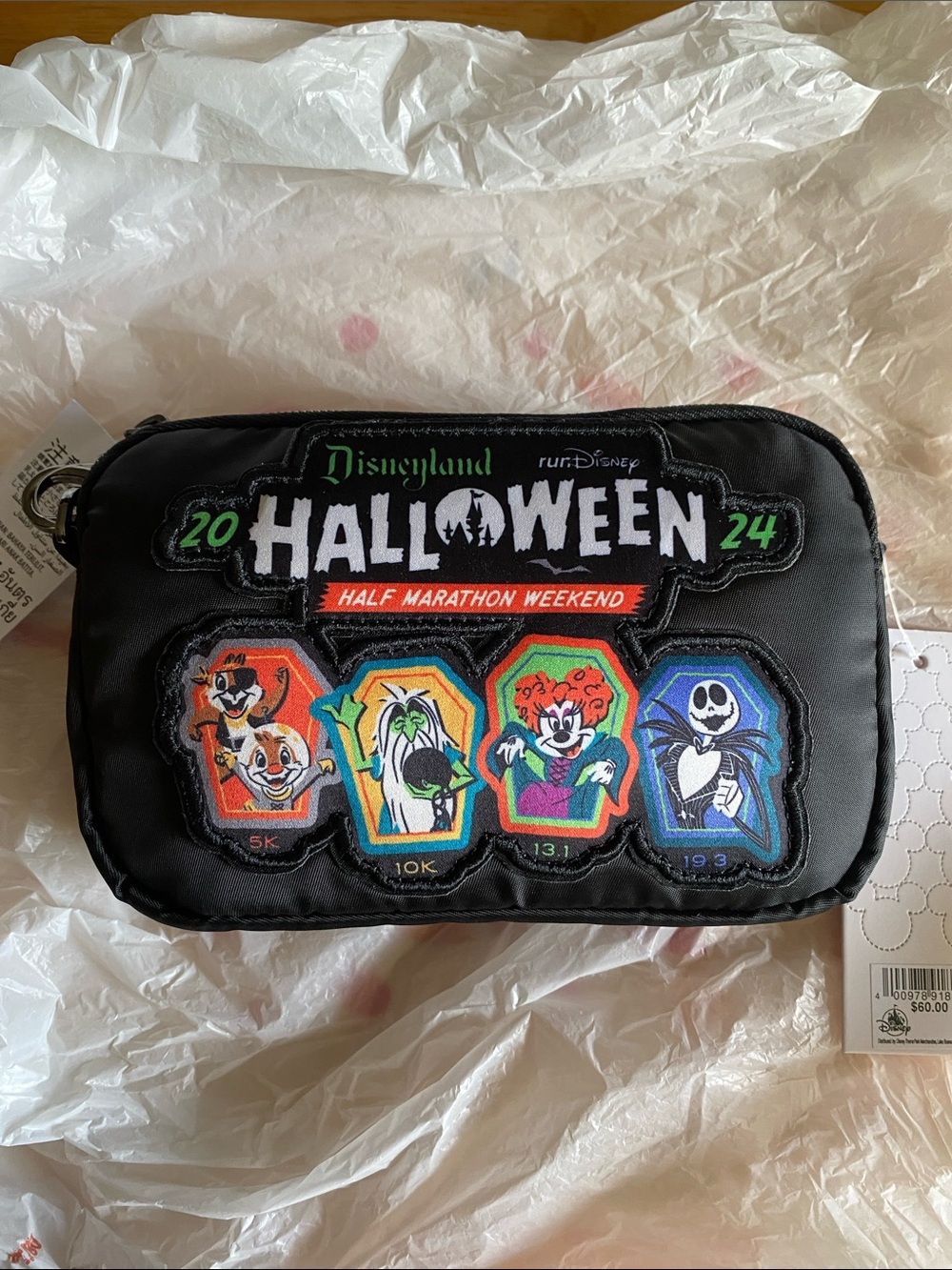 Disneyland 2024 Halloween Half Marathon Weekend Crossbody NWT